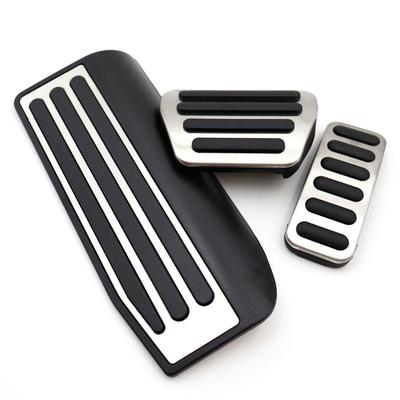Комплект чехлов для педалей Auto AT Foot Gas Brake Footrest для Land Rover Range Rover/Sport 2013-2021 Discovery 5 2017 2018 2019 2020 2021