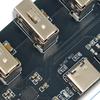 CH339F 4-портовый металлический USB Ethernet-хаб-адаптер 4-портовый USB 2.0 модуль расширения для офиса и дома