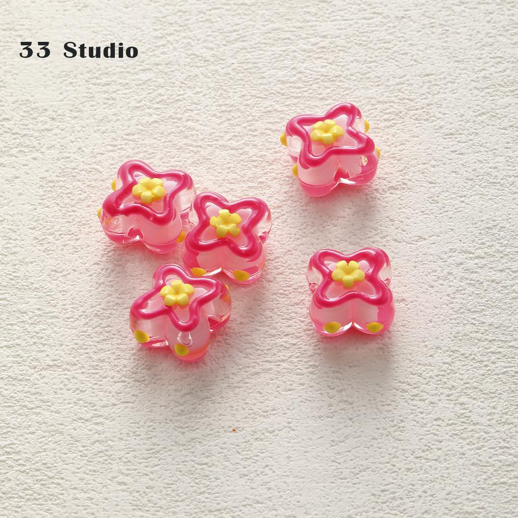 Тяжелая специальная дрель, бусины с ручной росписью, аксессуары «сделай сам», комплект материалов, цепочка для мобильного телефона, автомобильный кулон, бусины-проставки, браслет