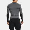 Under Armour HeatGear Long Sleeve Sports Tee Men Tops Grey 1351817-012
