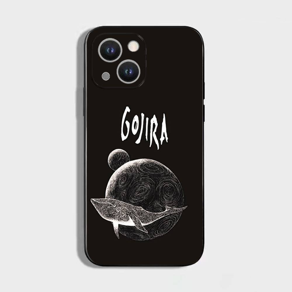 Чехол для телефона Band G-GojiraS Mea Culpa для iPhone 16,15,14,13,12,11 Plus,Pro Max,XS,X,XR,SE,Mini,8,7, Мягкий силиконовый черный чехол