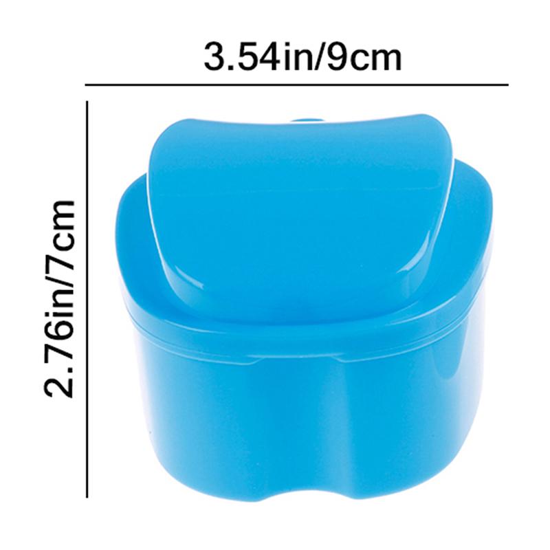 1 шт. футляр для чистки зубов, стоматологический ящик для хранения искусственных зубов, контейнер, коробки для зубных протезов