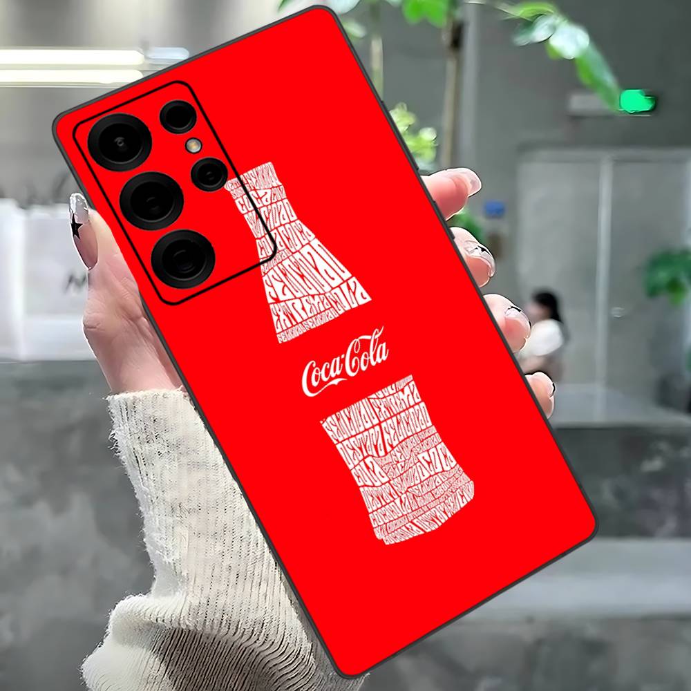 Coca-cola Vintage Phone Case For Samsung S 24 Fe 25 Ultra Plus 20 Lite 21 30 22 23 24 22 Ultra 5G Fundas