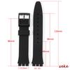 16mm 17mm 19mm 20mm Rubber Watch Strap for Swatch Colorful Sports Band Replacement Wrist Bands Soft Waterproof Silicone Bracelet