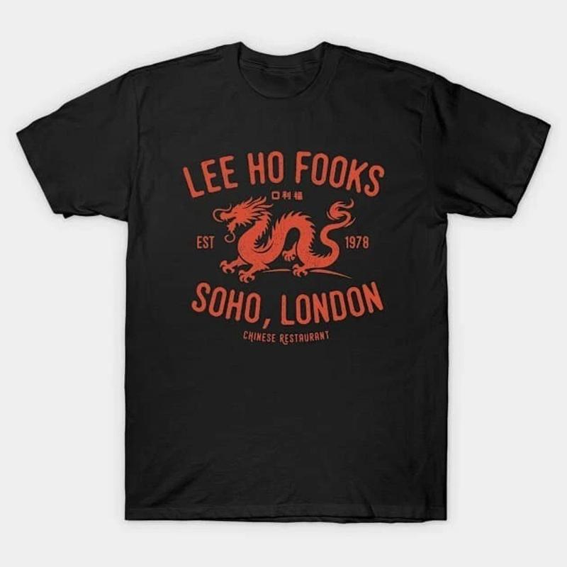 Lee Ho Fooks Винтажная футболка 90-х Ретро-принт Повседневная хлопковая футболка с коротким рукавом