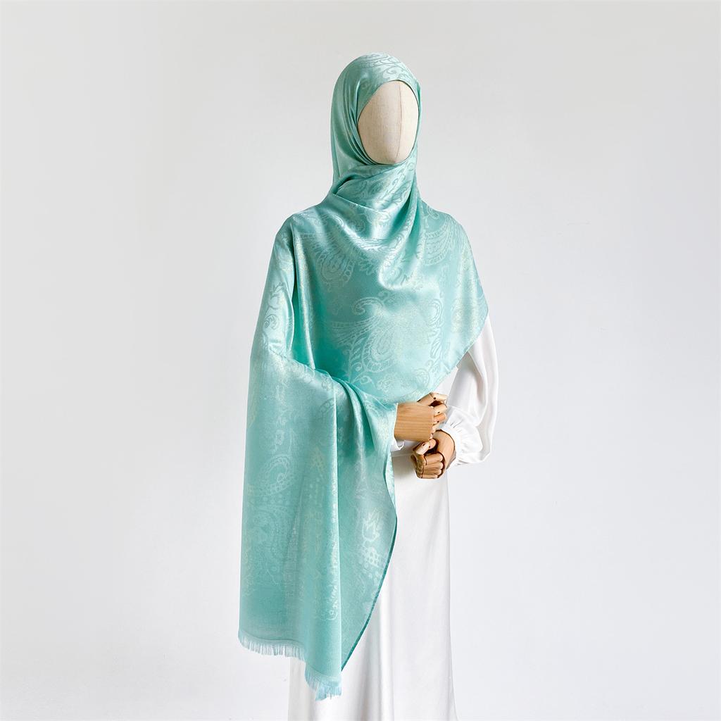 Imitation Cashmere Jacquard Retro Cashew Ethnic Style, Women'S Scarf Shawl Dual-Purpose