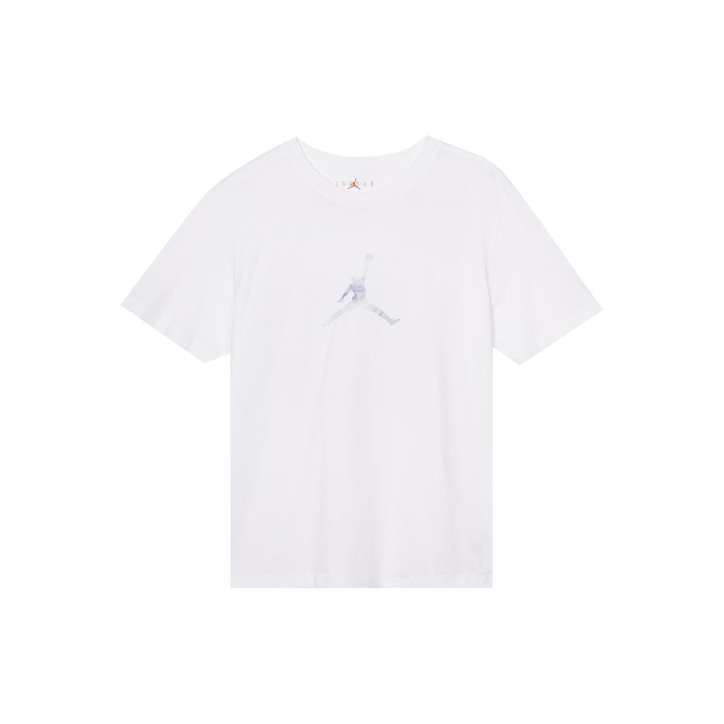 Jordan Спортивная футболка с монохромным логотипом и буквенным принтом Sport DNA, мужские топы с коротким рукавом, белые DO8899-100