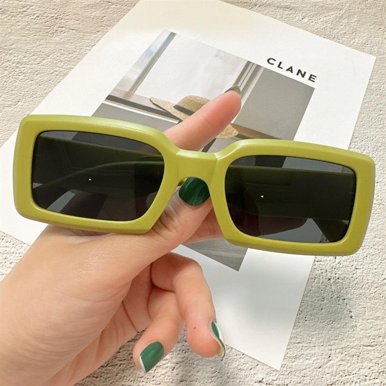 New Small Rectangular Women's Sunglasses Women Vintage Sun Glasses Fashion Outdoor Street Photo Glasses UV400 Eyewear