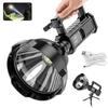 P90 LED High-power Searchlight Waterproof Fishing Light Camping Light P50 USB Charging Powerful Spotlight P30 Flashlight