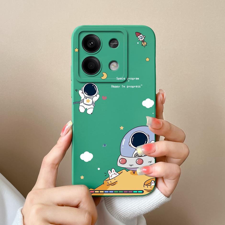 Чехол для Xiaomi Redmi Note 13 Pro Plus 5G Милые Девочки Мультяшный Матовый Силиконовый Чехол Для Redmi Note13 Pro+ 5G Новый Дизайн Funda
