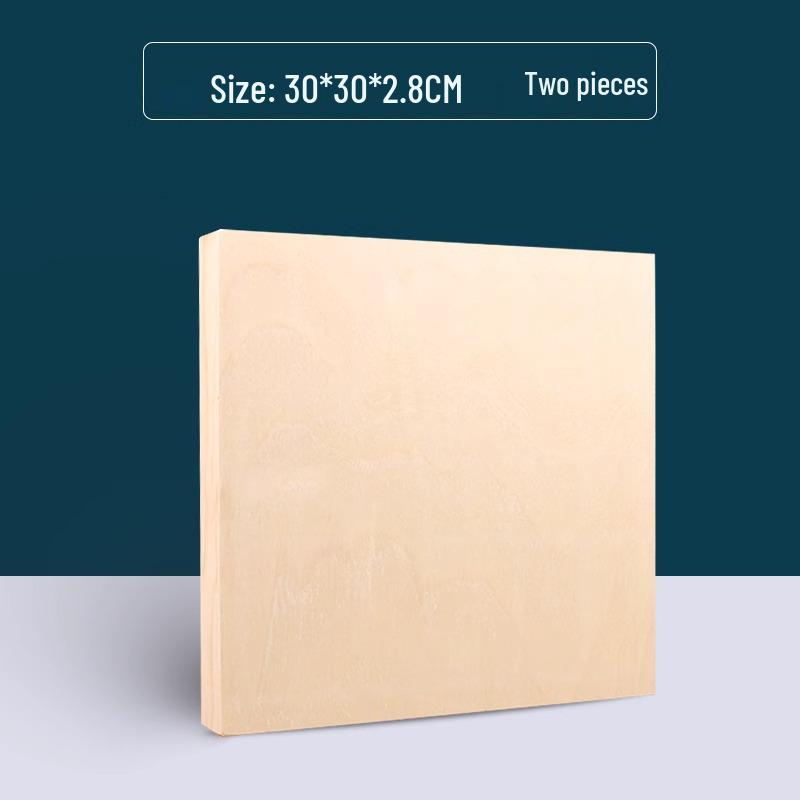 Carbonized Pine Oil Painting Frame Board - Acrylic Powder, No Frame Needed, Retro DIY Solid Wood.