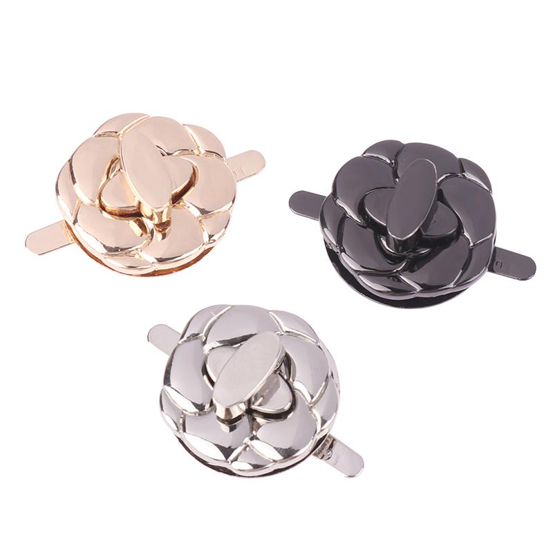 1 шт., металлические замки в форме цветка, застежка для сумки, пряжки для сумок, застежки для кошельков, аксессуары для рукоделия, застежки для сумок, застежки