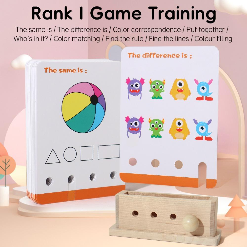 Montessori English Logic Key Puzzle Game Early Educational Key Thinking Puzzle Toy  Birthday Gifts