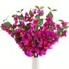 12 PCS Artificial Flowers Silk Bougainvillea 80cm Long Stem Fake Bougainvillea Hanging Vines Climbing Bougainvillea for Wedding Home Garden DIY Decor