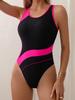2025 New Sports Swimwear Women One Piece Swimsuit Female Backless Monokini Professional Swimming Suit For Women Beachwear Swim