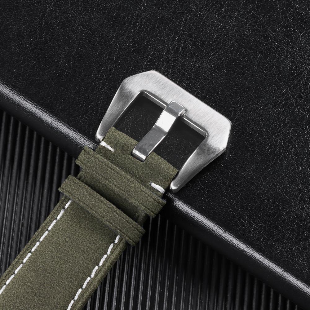 Ремешок для часов 18 мм, 20 мм, 22 мм, 24 мм, винтажный ремешок из натуральной кожи из натуральной кожи для часов Huawei Watch Gt2/3, ретро-ремешок для мужчин и женщин, сменные браслеты