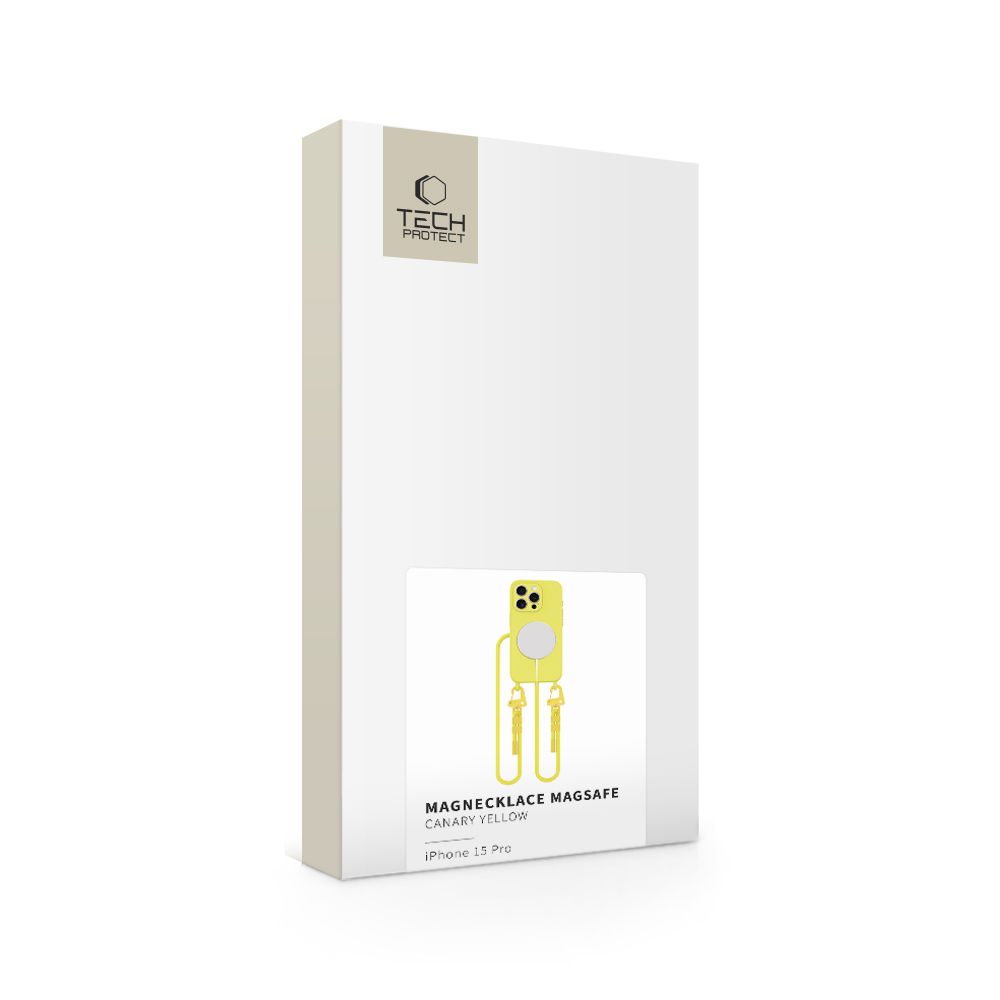 Tech-Protect Magnecklace Magsafe Iphone 15 Pro Canary Yellow