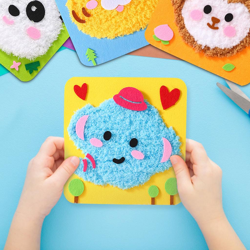 Детская игрушка-головоломка из мультяшного материала своими руками