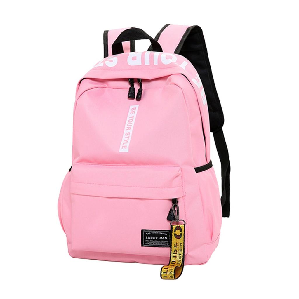 2025 New Style Backpack Unisex Junior High School and High School Students Backpack Large Capacity Korean Style Campus Canvas Double Shoulder Bag.