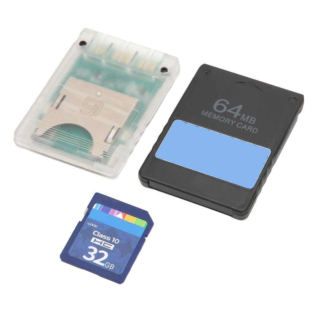 Адаптер для карты консоли Plug and Play Устройство для чтения карт памяти с картой памяти 32G 64MB FMCBV1.966