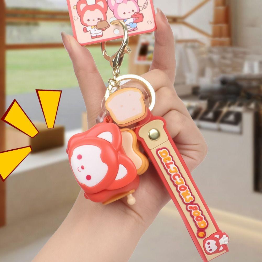 Мини Подвеска Животное Изысканный Мультяшный Брелок Аксессуары для Сумки Брелок Тостер Подарок