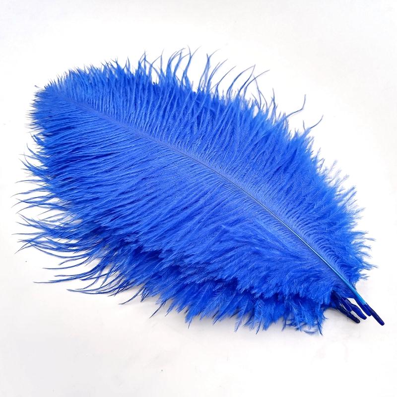 10Pcs Ostrich Feathers Wedding Centerpiece For Needlework Crafts Material DIY Decoration Carnival Headdress Accessories Plumes