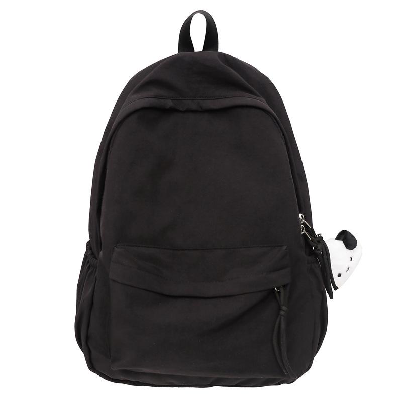 Женский рюкзак большой вместимости, однотонный, студенческий рюкзак, мужской школьный рюкзак