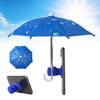 Yousheng Phone Umbrella with Fist Suction Cup UV Protection Universal Mini Windproof Sun Shade Mobile Phone Umbrella Phone Accessories