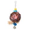 Hand Made Parrot Bird Chewing Hanging Toys Cage Toy for Macaw Parakeet