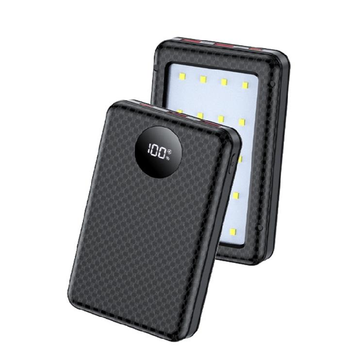 Стандартный корпус-кейс для DIY Power Bank 18650, 22,5 Вт/10 Вт Быстрая зарядка, Встроенная светодиодная лампа для аварийного освещения