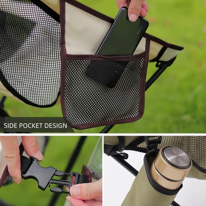 Портативный складной стул Moon Chair для кемпинга на открытом воздухе, стул для рыбалки из алюминиевого сплава, сумка для пикника на пляже, сверхлегкий складной стул для путешествий