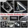 Панель переключения передач Задний подлокотник Воздуховод AC Подъемник окна Крышка лампы для чтения Отделка Аксессуары для интерьера Для Skoda Kodiaq 2017 -