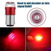 1Pc Universal Car 5630 Tail Brake Reverse Signal Lamp Universal Car Exterior Brake Light Accessories Car Light 1156/1157 Strobe