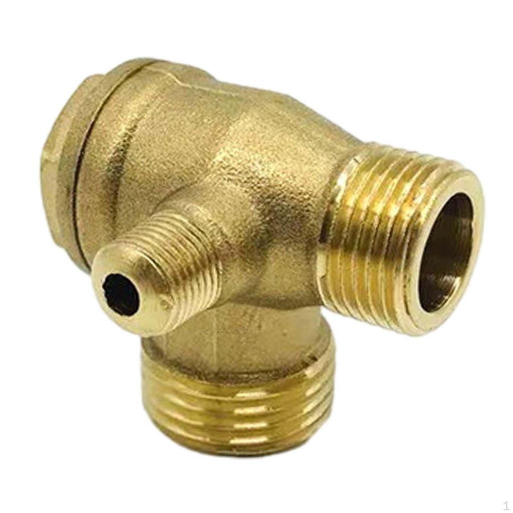 Air Compressor Check Valve Copper Exhaust Tube Replacement External Thread