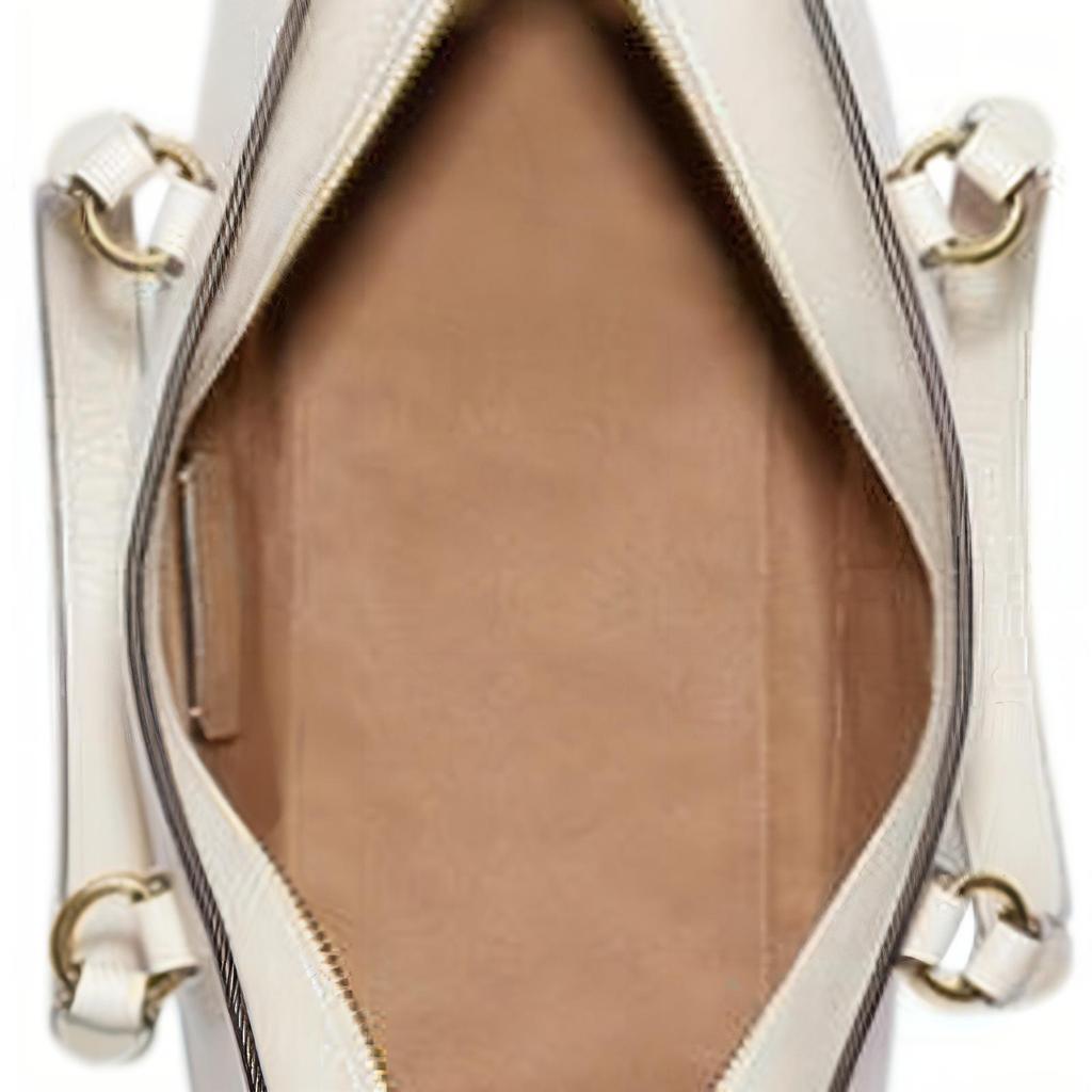 New COACH Cow Leather Handbag, Shoulder Bag, Crossbody Bag Tubas Women's Chalk White CH251-IMCAH