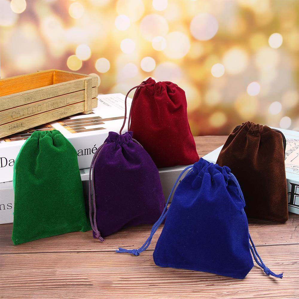 Красота Бархатный мешочек для хранения игральных костей Сумка для ювелирных изделий Подарочная сумка