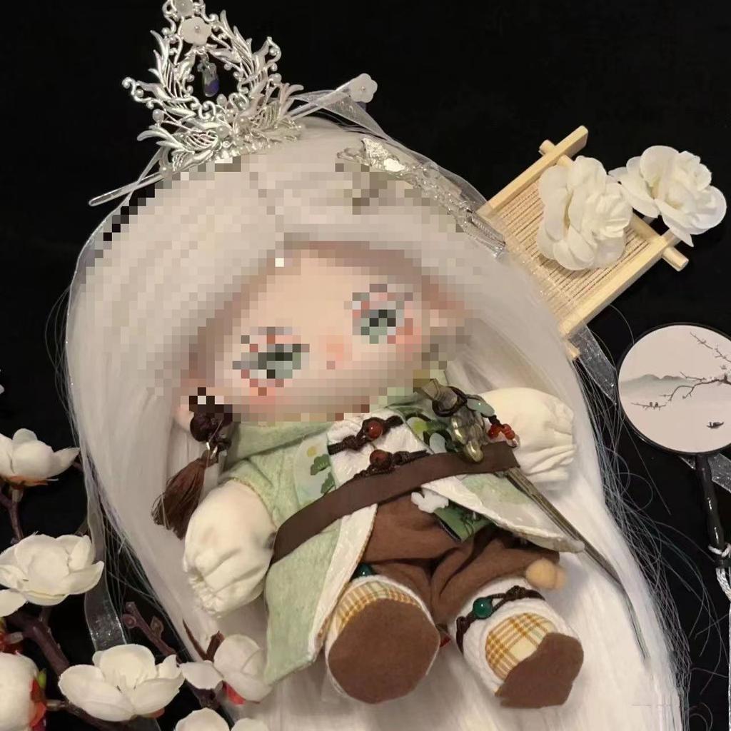 Многоцветная одежда для кукол в подарок 20 см Хлопковая кукла игрушка Китайский Ретро Набор Реквизит Мини Костюм Ханфу Сделай сам Наряди Мягкие Набивные Куклы Идолы