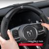 Универсальный чехол на ручку автомобиля из углеродного волокна для Weipai Tank 300 и 500, Four Seasons, специальная замшевая кожа.