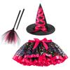 Wand Kids Halloween Costume with Hat Halloween Children's Witch Dress  Halloween Decoration