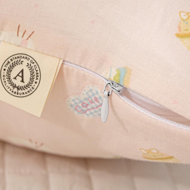 Двухслойная хлопковая марлевая длинная подушка для тела - Удобная боковая подушка, обнимающая ноги