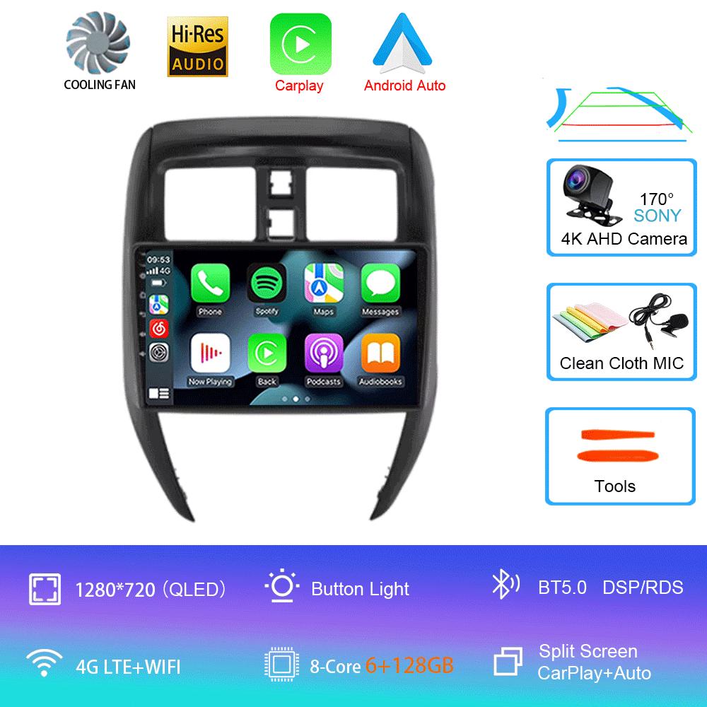 Android Car Radio Video Player для Nissan Versa sedan 2015-2019 GPS-навигация Carplay Auto Stereo Player WIFI 4G DSP 360 камера
