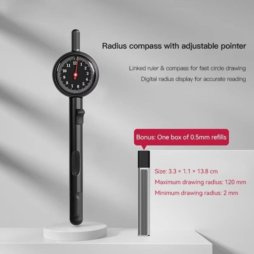 Visible Radius Scale Digital Display Compass Multi-Functional Drafting Compass Drafting Work