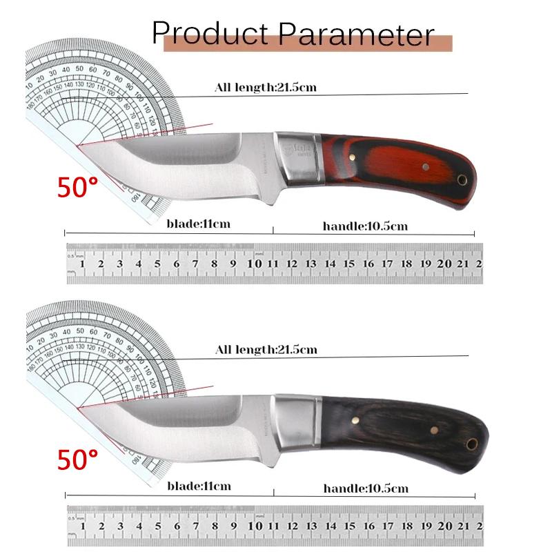Кухонный нож ручной работы, мясницкий нож из нержавеющей стали, разделочный нож, мясной тесак, нож для нарезки фруктов, кухонный нож для готовки