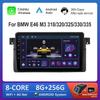 Android Car Radio Multimedia Video Player for BMW E46 M3 318/320/325/330/335 Bluetooth GPS Navigation WiFi HD Touch Screen