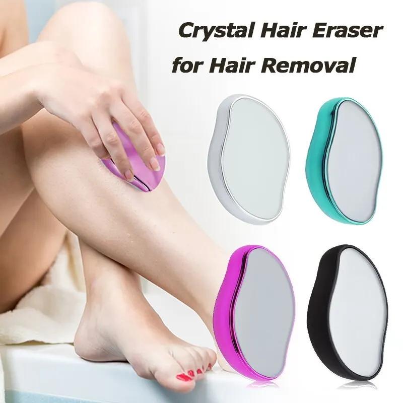 3pcs Crystal Glass Hair Remover Is Safe and Painless To Remove Body Hair It Can Be Used Repeatedly and Easy To Clean Hair Remover