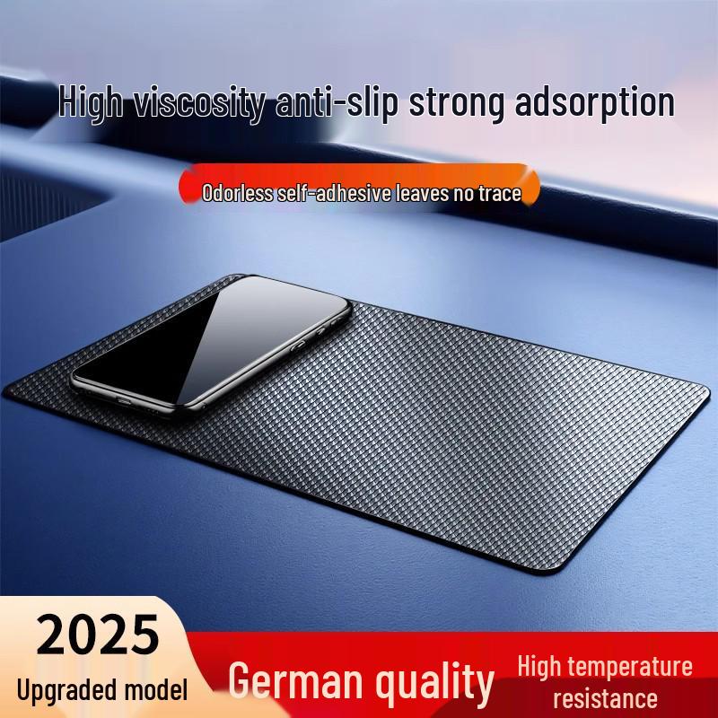Нескользящий держатель для телефона на приборную панель: Термостойкий резиновый коврик для надежного хранения на консоли автомобиля