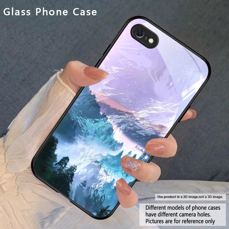 Морская буря маленький парусник Для iPhone 17 Pro Max 16 E 15 Plus 14 Pro 13 12mini 11 Air XS Max 5 6 7 8Plus SE Черный стеклянный чехол для телефона