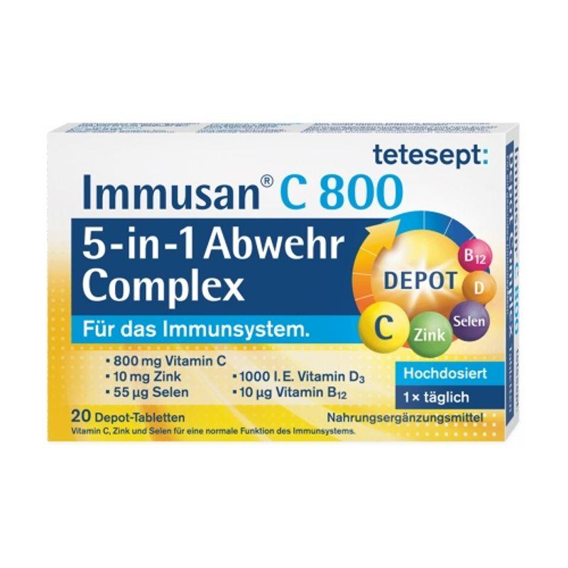 Tetecept 5-в-1 Иммунный C800 Комплекс защиты 20 таблеток