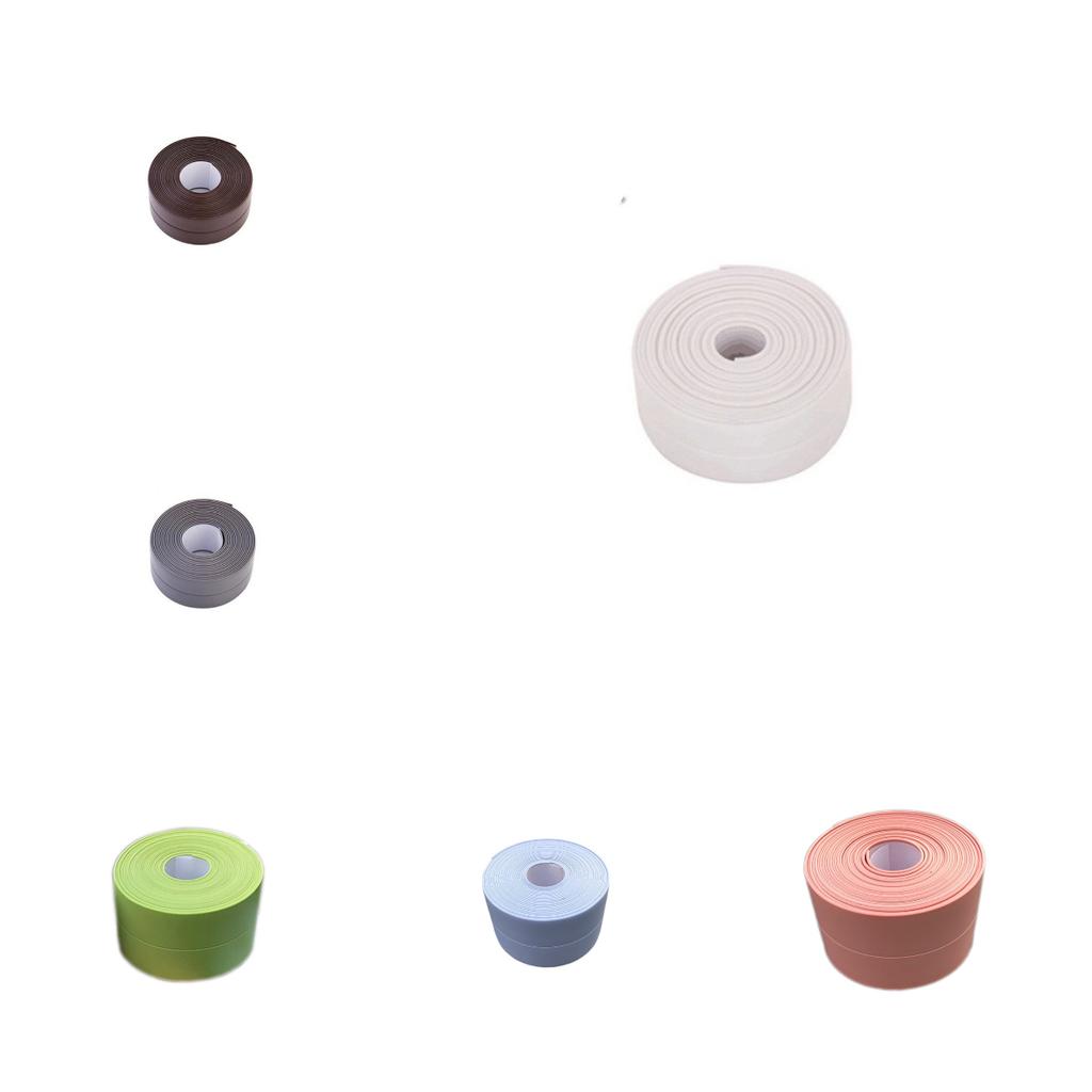 1 шт., уплотнительная лента для ванной комнаты, раковины для душа, ПВХ, самоклеящаяся водостойкая наклейка на стену для раковины, ванной, туалета