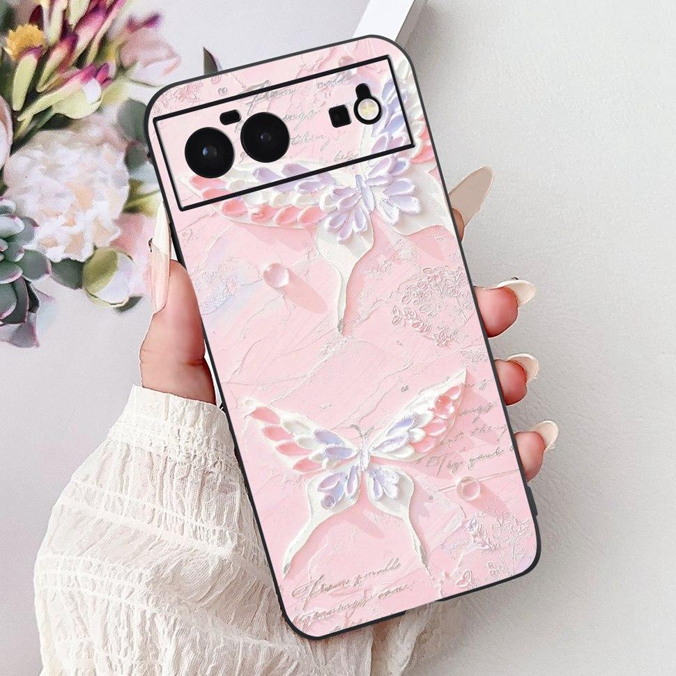 For Google Pixel 6 Case Cute Animals Soft Silicone Phone Cases For Google Pixel 6 Pixel6 Coque Ultra-thin TPU Back Cover Housing